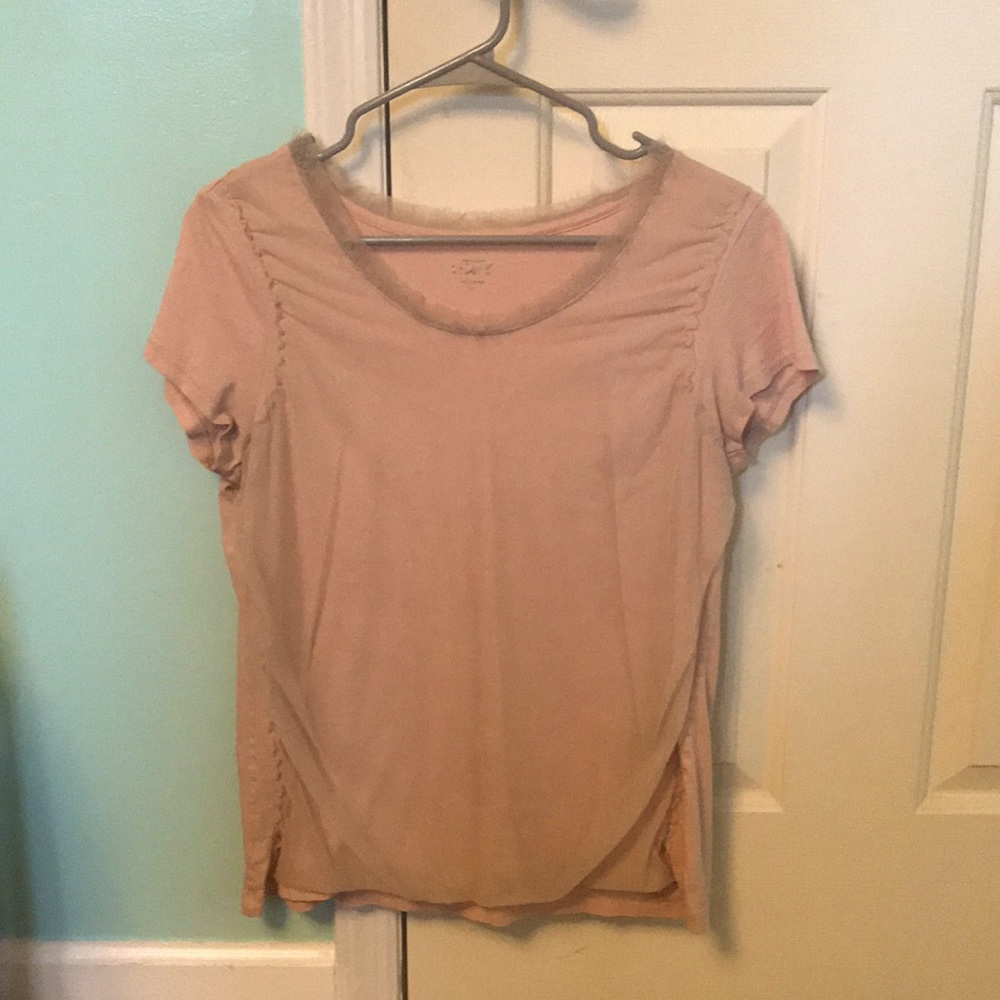 Loft Size L dusty pink shirt